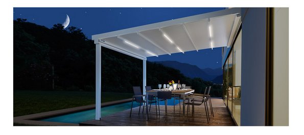 Pergolamarkisen Pavilion Pergola Sunrain L von Leiner Pergolamarkisen Pavilion Pergola Sunrain L von Leiner