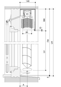 Hella Raffstore Außenjalousien Modell ARB 80