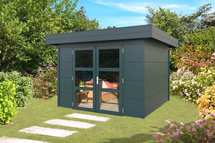 Outdoor Cabin mit Flachdach Outdoor Cabin mit Flachdach