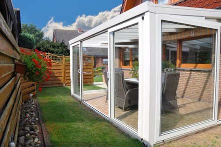 Gartenzimmer mit Schiebetür Gartenzimmer mit Schiebetür