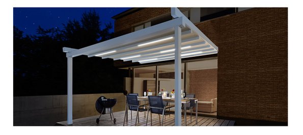 Pergolamarkisen Pavilion Pergola Sunrain L von Leiner Pergolamarkisen Pavilion Pergola Sunrain L von Leiner