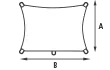 Rechteck zur Wandmontage Rechteck zur Wandmontage
