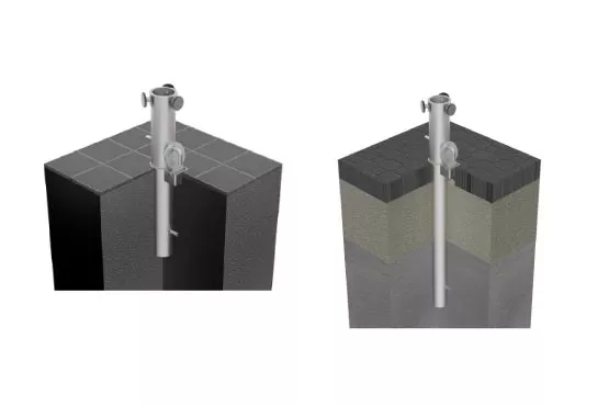 Ausführungen Aluminiummasten Ausführungen Aluminiummasten