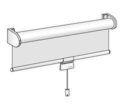 MHZ Rollos Mittelzug MHZ Rollos Mittelzug