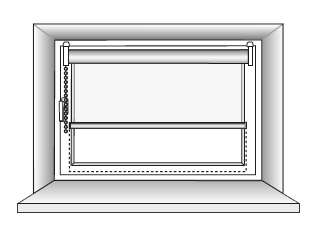 MHZ Rollos Montage Fensterflügel MHZ Rollos Montage Fensterflügel