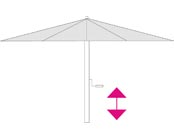 Sonnenschirm Samara von Caravita Sonnenschirm Samara von Caravita